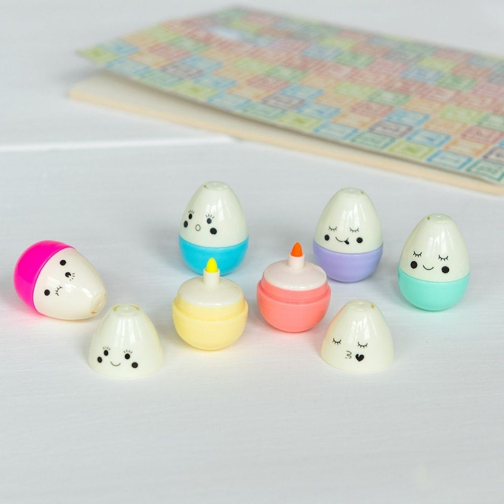 Rex: Emoji Egg Pens - Pack of 6 - Acorn & Pip_Rex