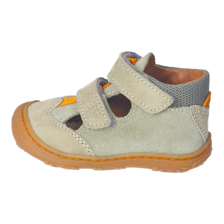 Ricosta: Ebi Summer Shoe - Eukalyptus / Orange - Acorn & Pip_Ricosta