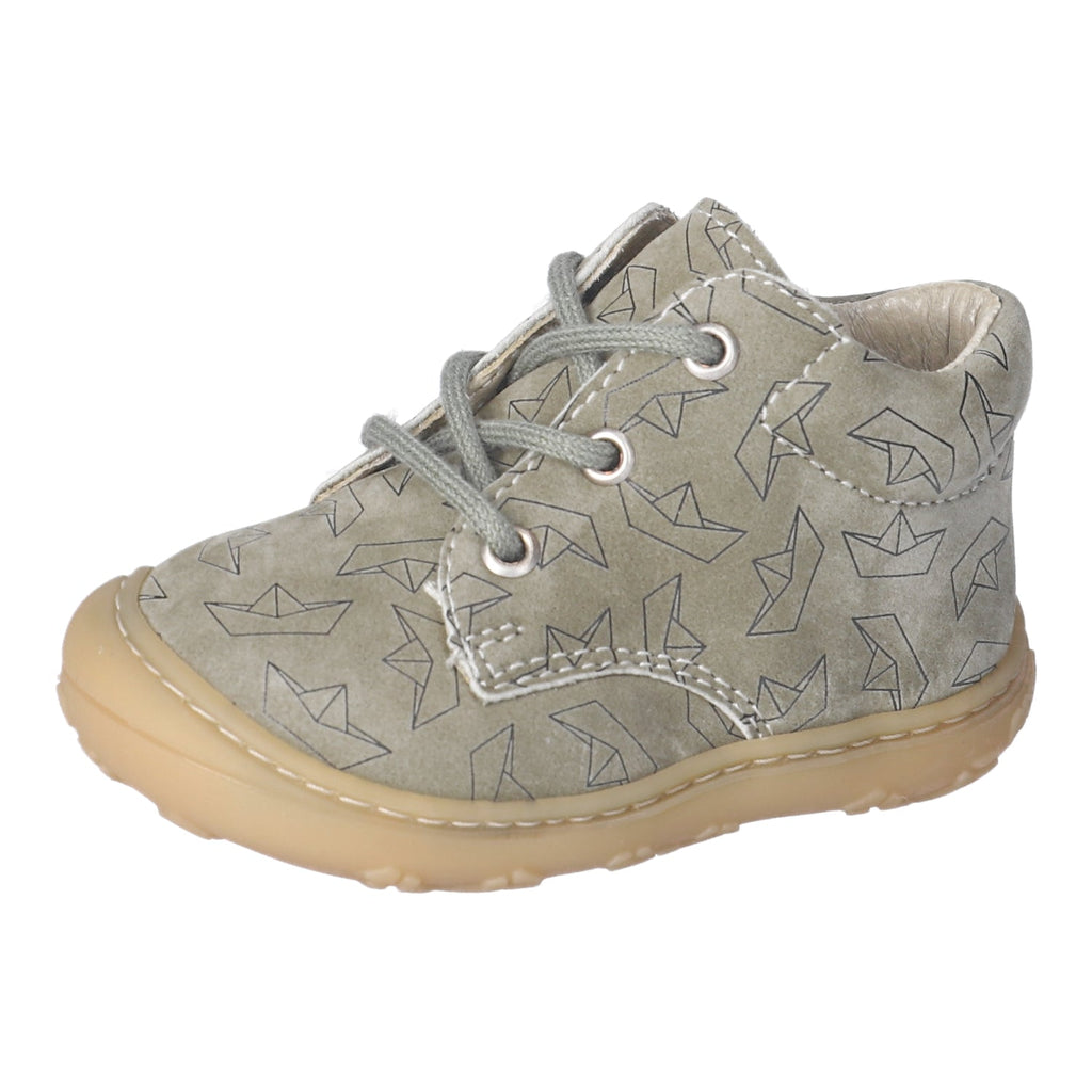 Ricosta: Honey Lace Up Kids Boot - Eucalyptus / Green - Acorn & Pip_Ricosta