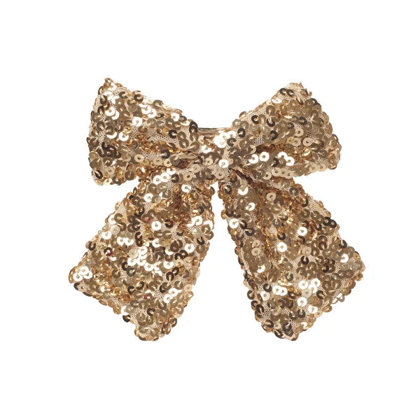 Rockahula gold sequin bow hair clip