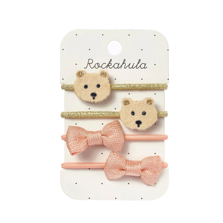 Rockahula Teddy Bear Hair Ponies set
