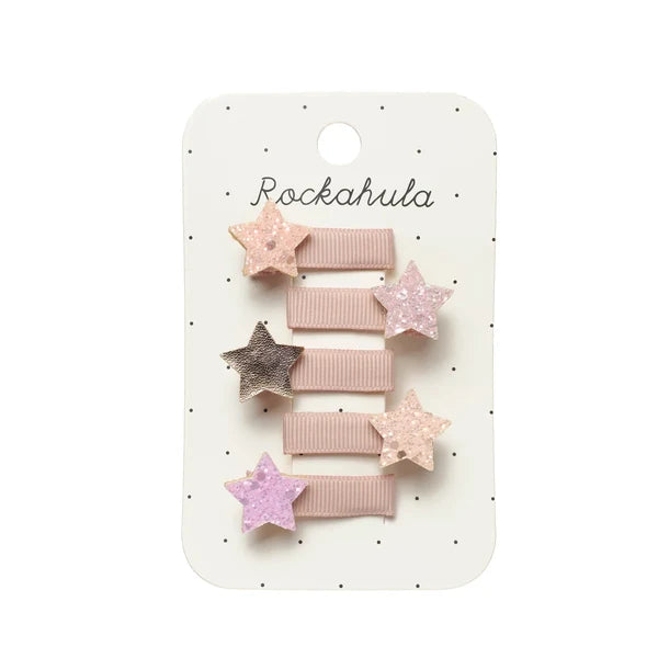 Rockahula Twinkle Twinkle Star Mini Hair Clips – Set of 5
