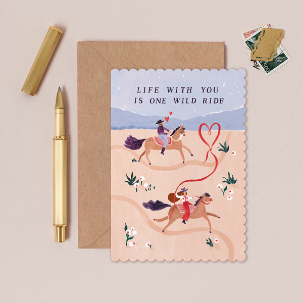 Sister Paper Co Life With You Is One Wild Ride Card