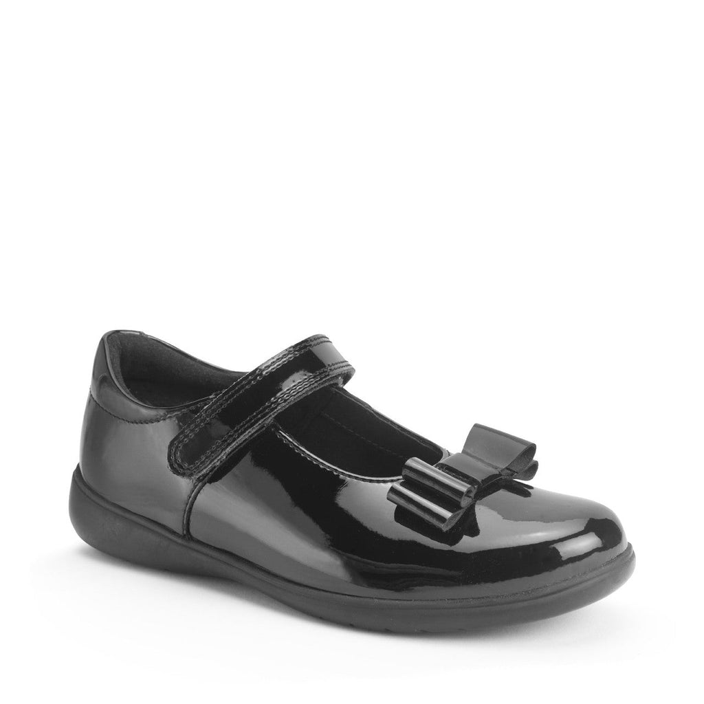Start - Rite: Bella Girls School Shoes - Black Patent - Acorn & Pip_Start Rite