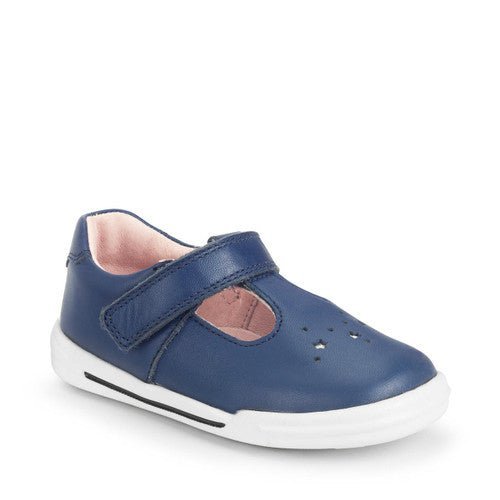 Start - Rite: Playground - Girl's Navy T - Bar Shoe (Narrow) - Acorn & Pip_Start Rite