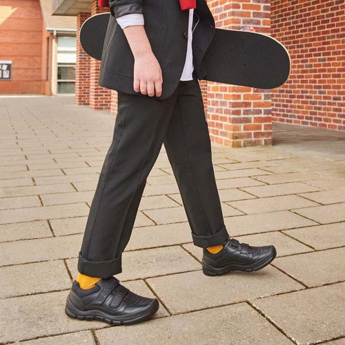 Start - Rite: Rhino Warrior Boys School Shoes - Black Leather - Acorn & Pip_Start Rite