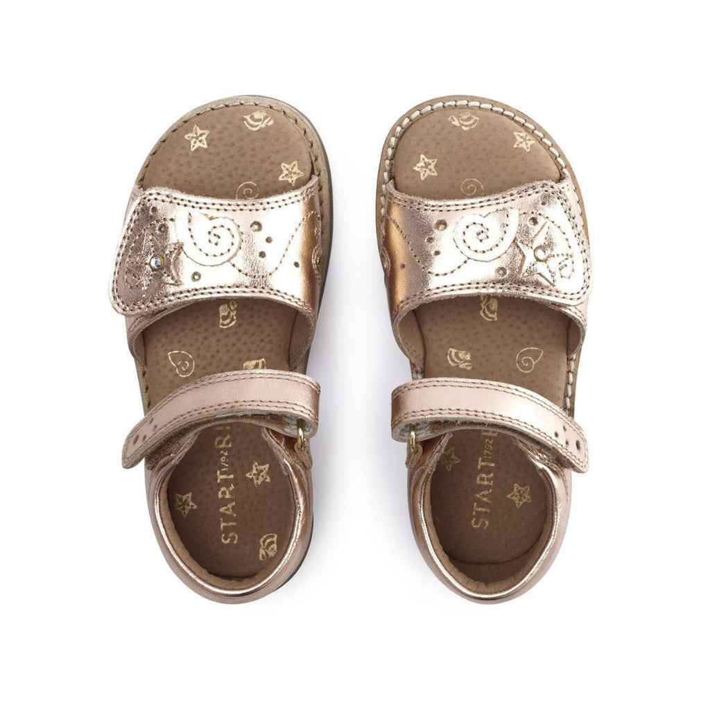 Start - Rite: Seahorse Sandals - Rose Gold Leather - Acorn & Pip_Start Rite