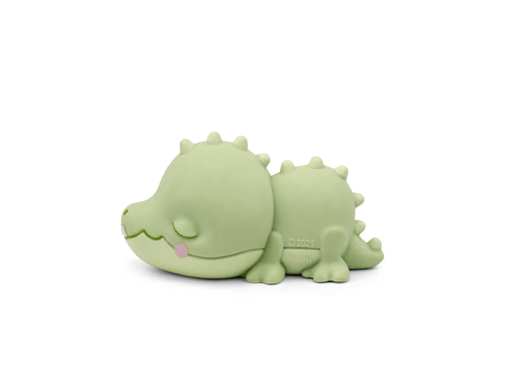 Sleepy Crocodile Tonie in light green with closed eyes