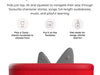 Tonies independent play instructions with red Toniebox