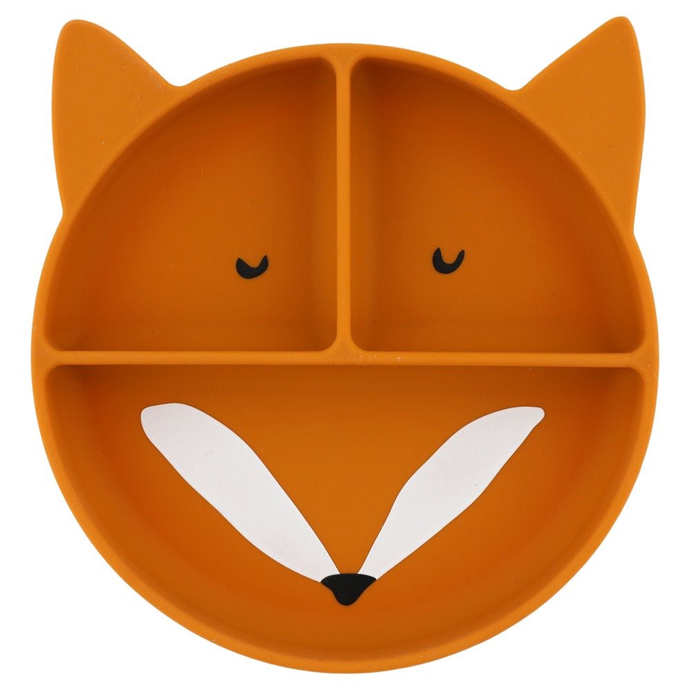 Trixie: Mr Fox - Divided Suction Plate - Acorn & Pip_Trixie