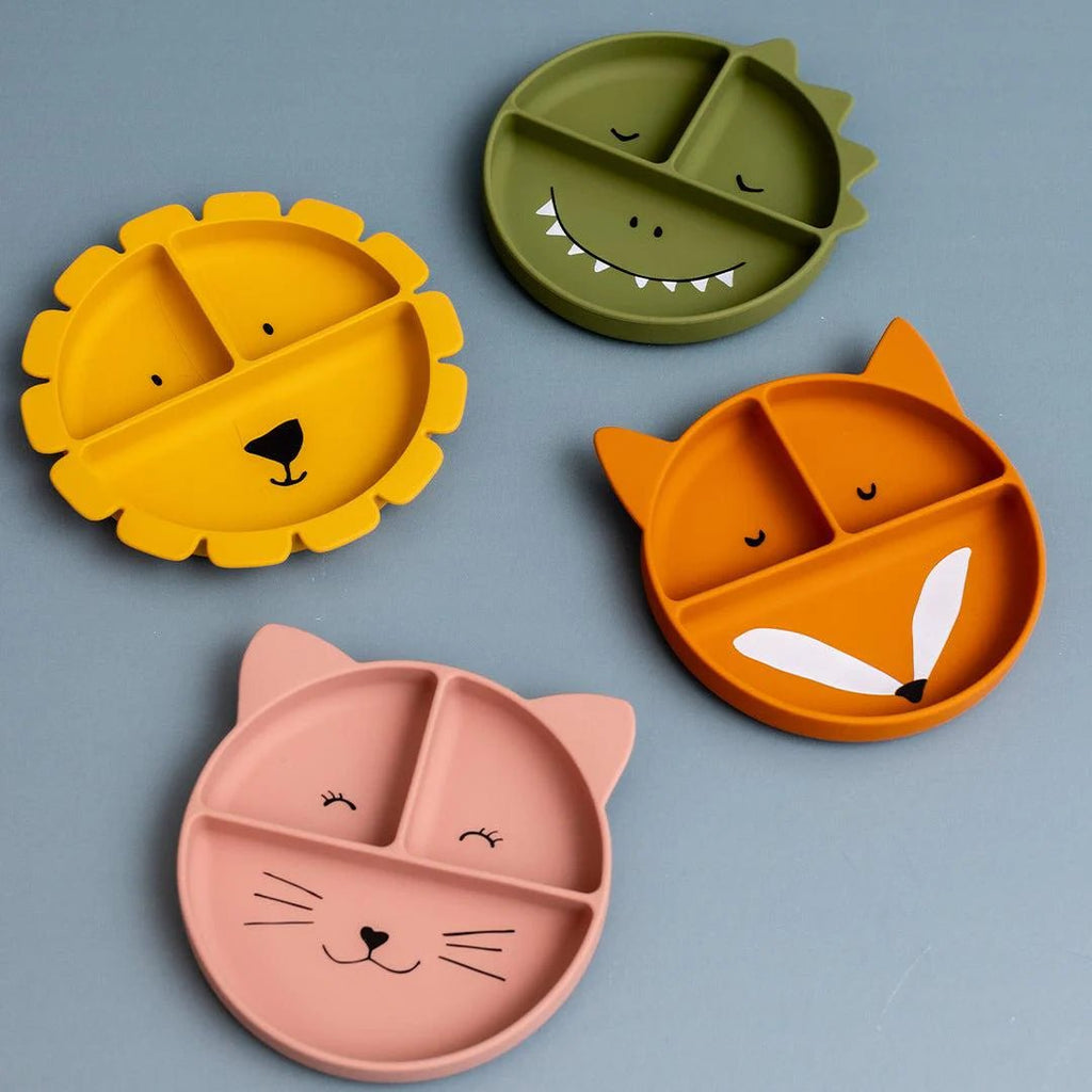 Trixie: Mr Lion - Divided Suction Plate - Acorn & Pip_Trixie