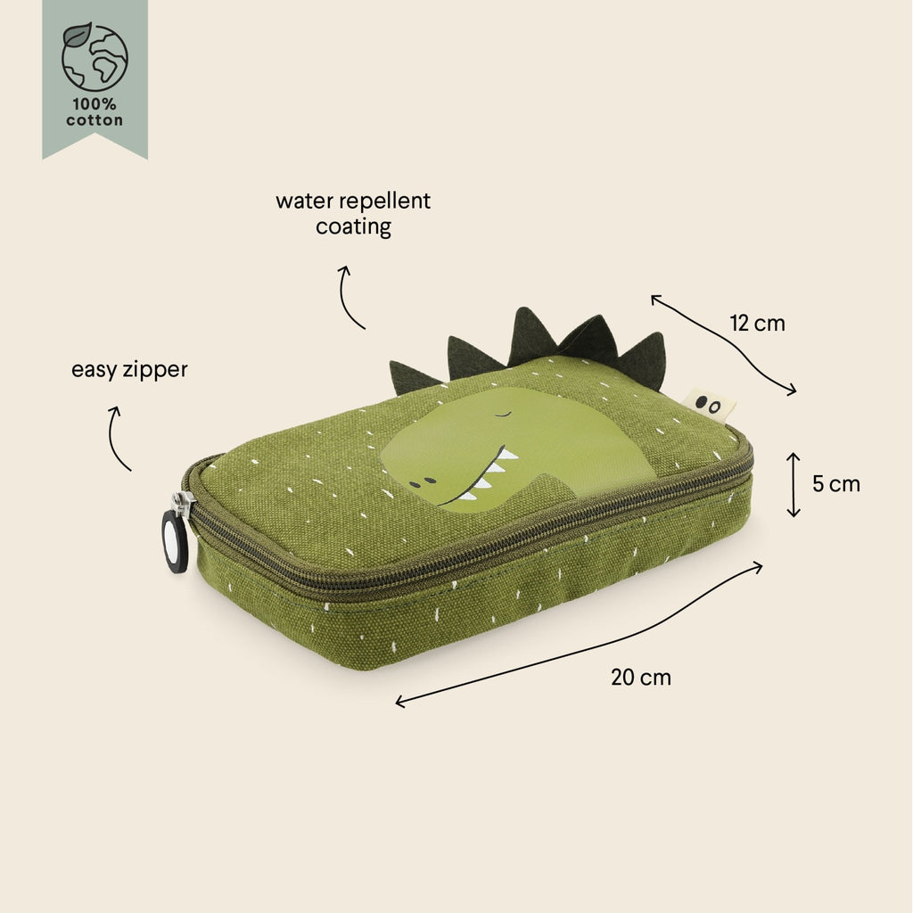 Trixie: Pencil case rectangular - Mr. Dino - Acorn & Pip_Trixie