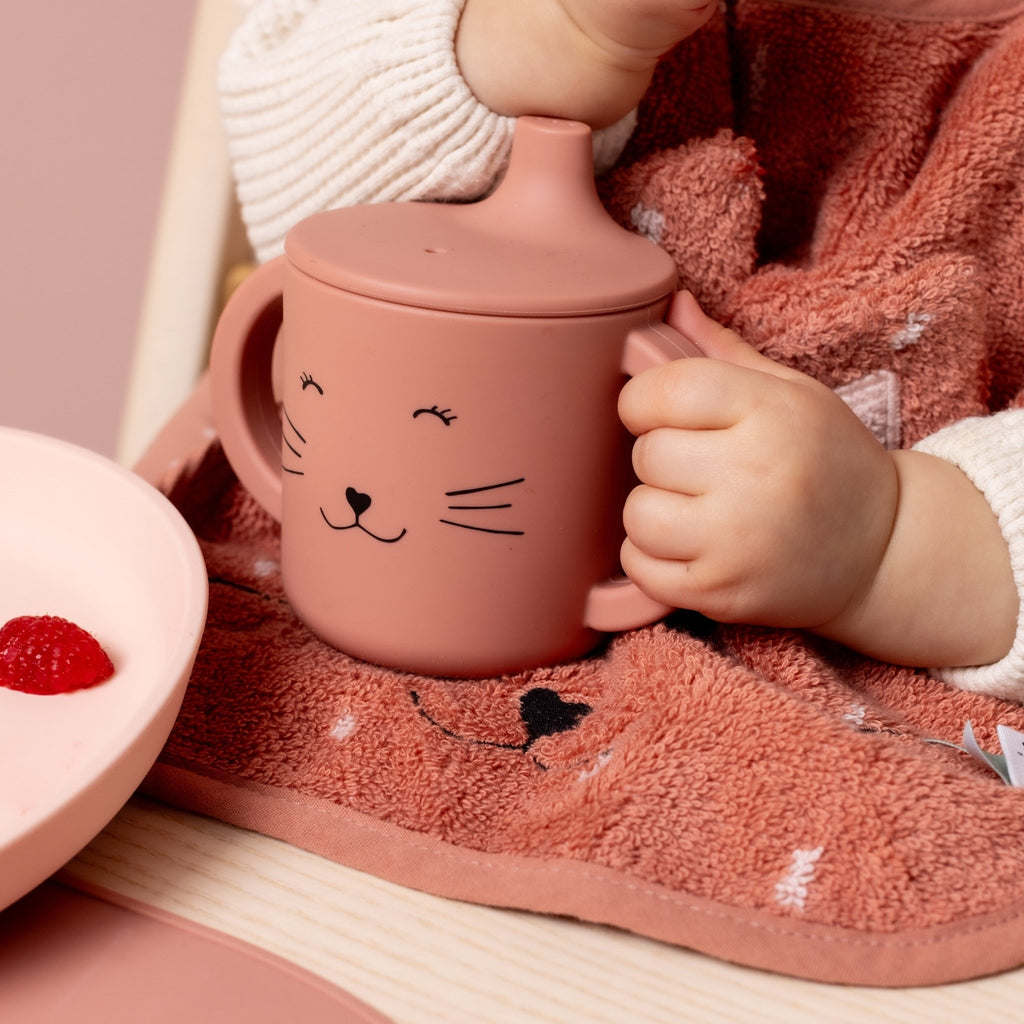 Trixie: Silicone Sippy Cup - Mrs. Cat - Acorn & Pip_Trixie