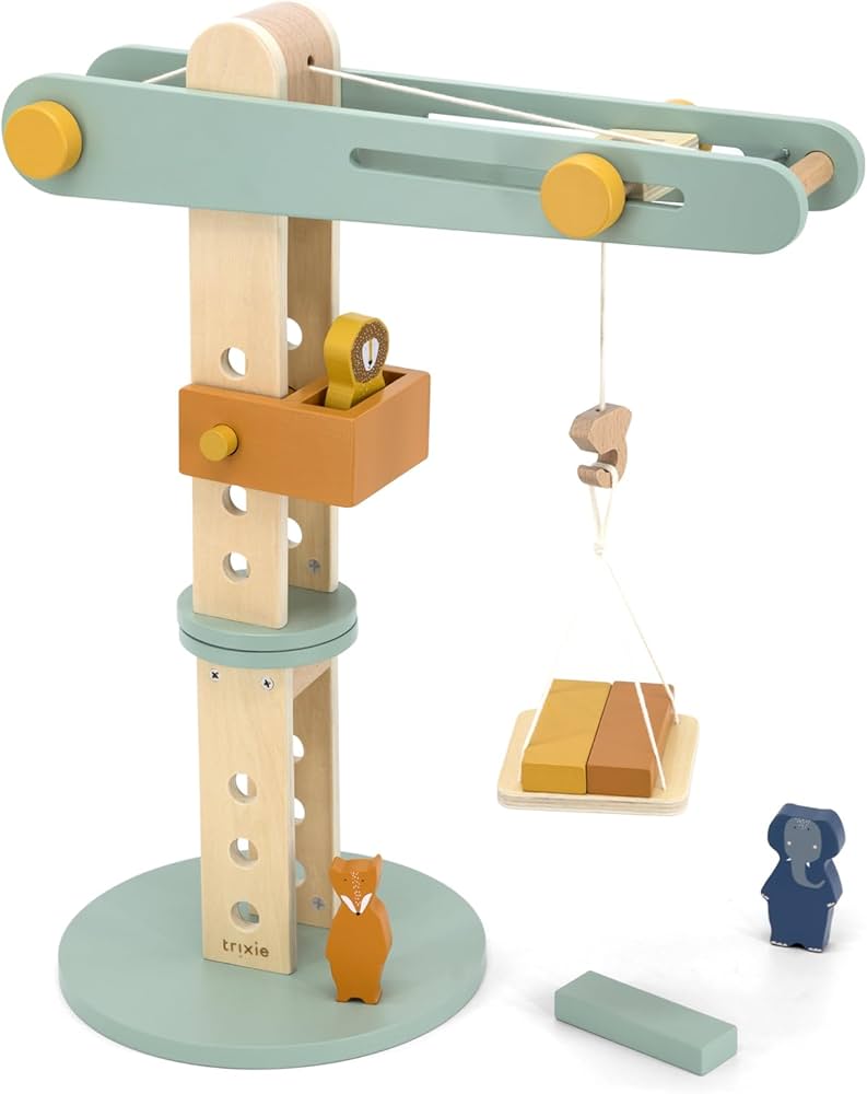 Trixie: Wooden construction crane - Acorn & Pip_Trixie