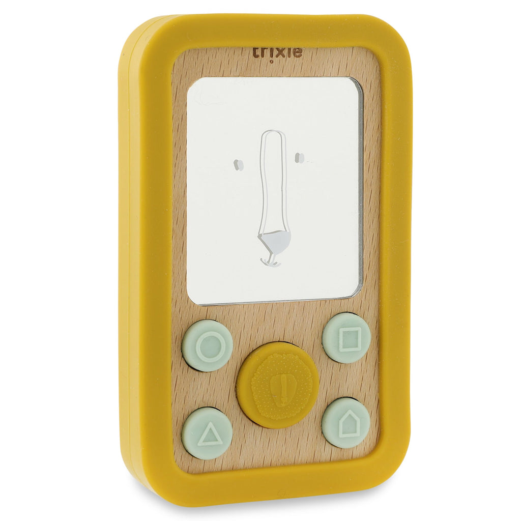 Trixie: Wooden silicone baby phone - Mr. Lion - Acorn & Pip_Trixie