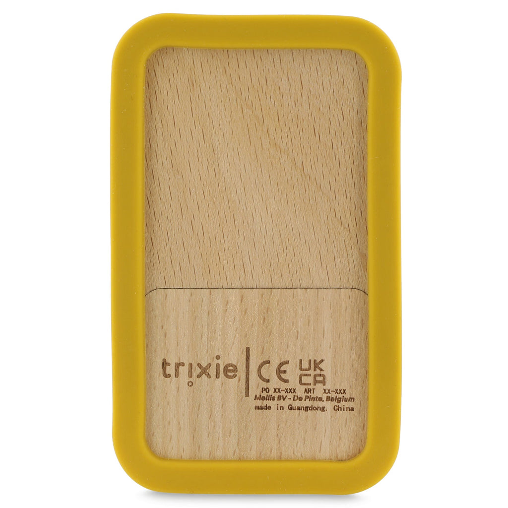 Trixie: Wooden silicone baby phone - Mr. Lion - Acorn & Pip_Trixie