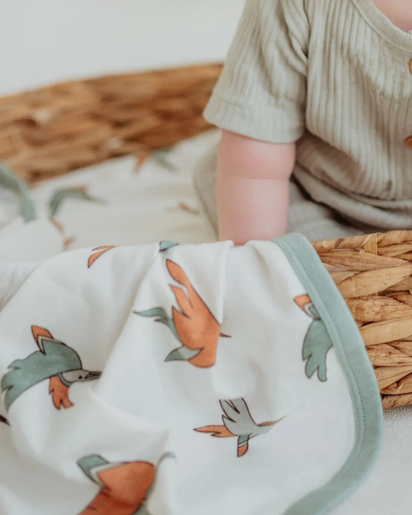 Turtledove London: Birdsong Blanket - Acorn & Pip_Turtledove London