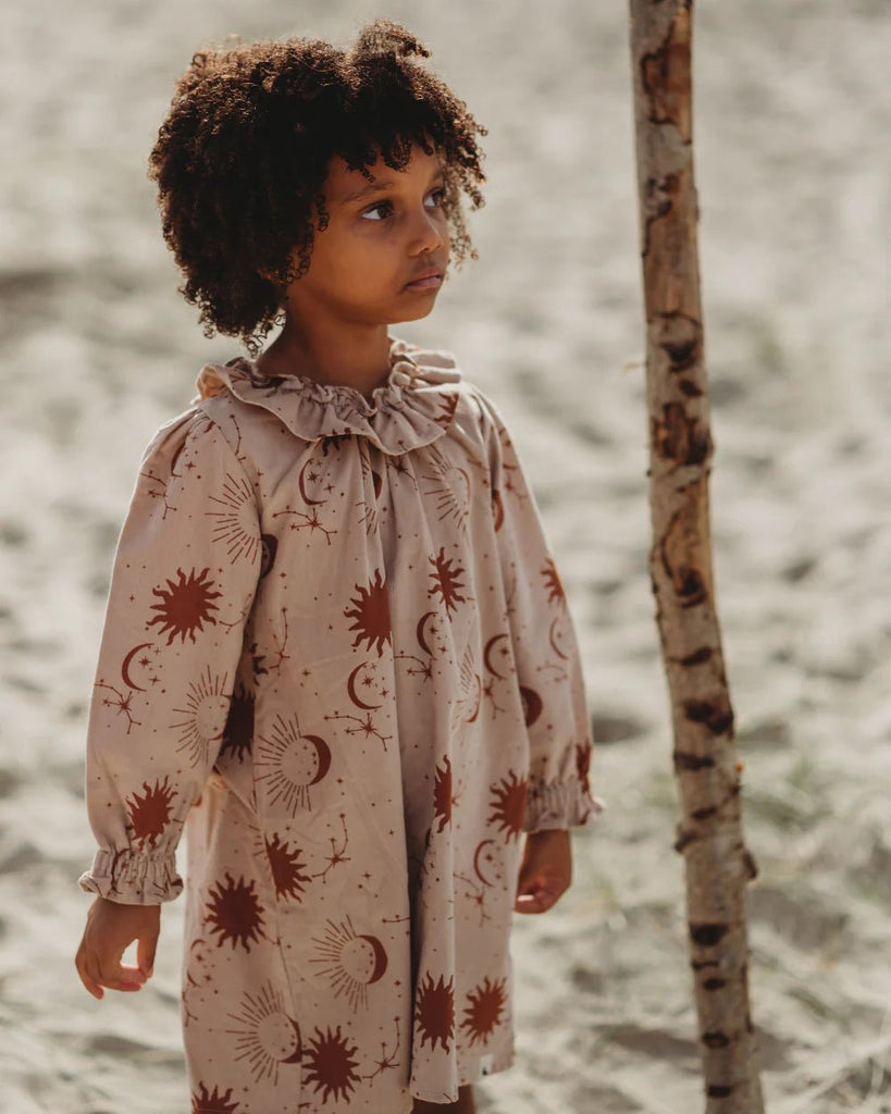 Turtledove London: Celestial Cord Long Sleeved Dress - Acorn & Pip_Turtledove London