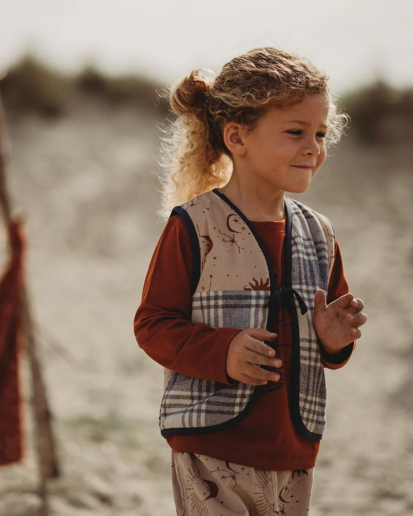 Turtledove London: Patchwork Kids Gilet - Acorn & Pip_Turtledove London