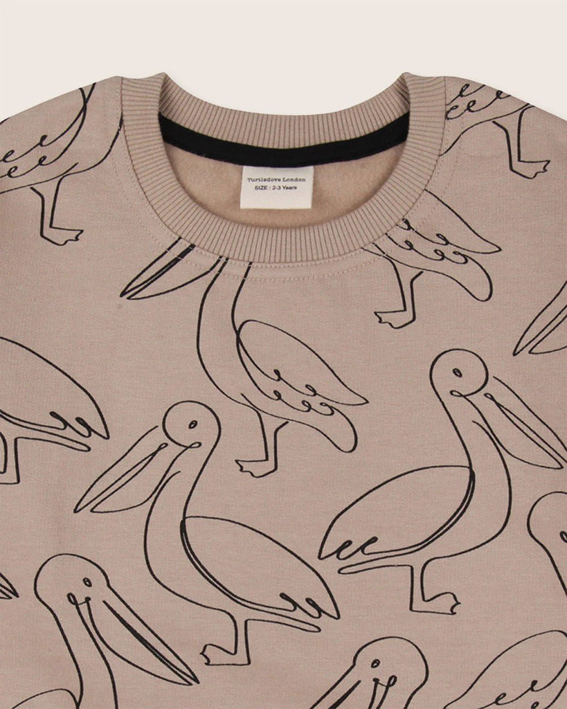 Turtledove London: Pelican Sweatshirt - Acorn & Pip_Turtledove London