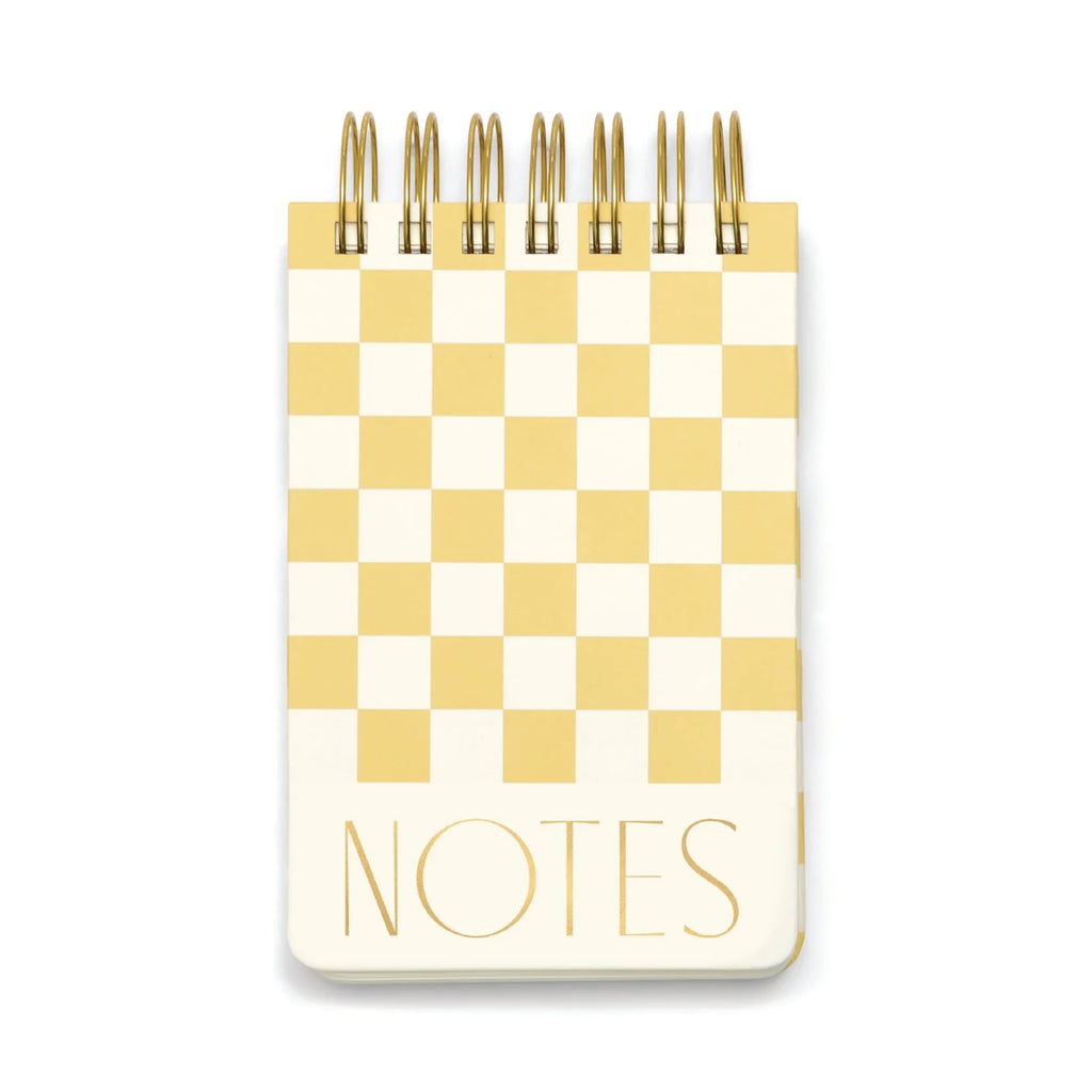 Twin Wire Notepad Checks - Acorn & Pip_Acorn & Pip