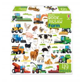 Usborne Book & Jigsaw: Farm - Acorn & Pip_Bookspeed