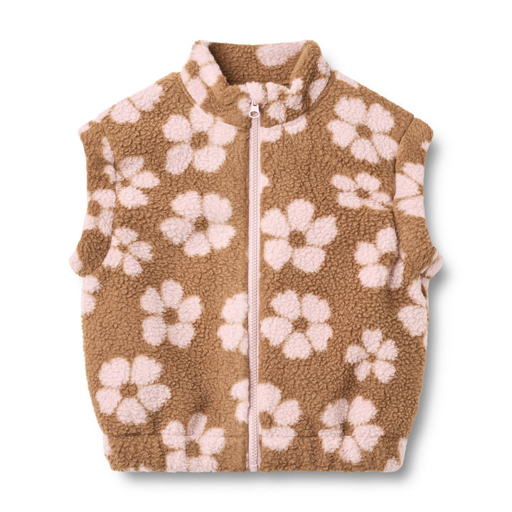 Wheat Selina Fleece Vest – Warm Hazel Flowers