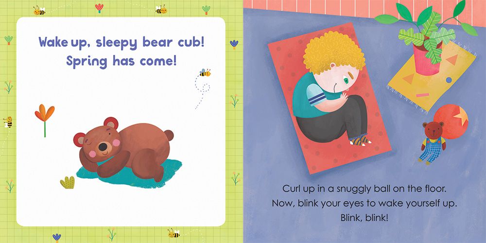 Yoga Tots: Brave Bear - Board Book - Acorn & Pip_Bookspeed