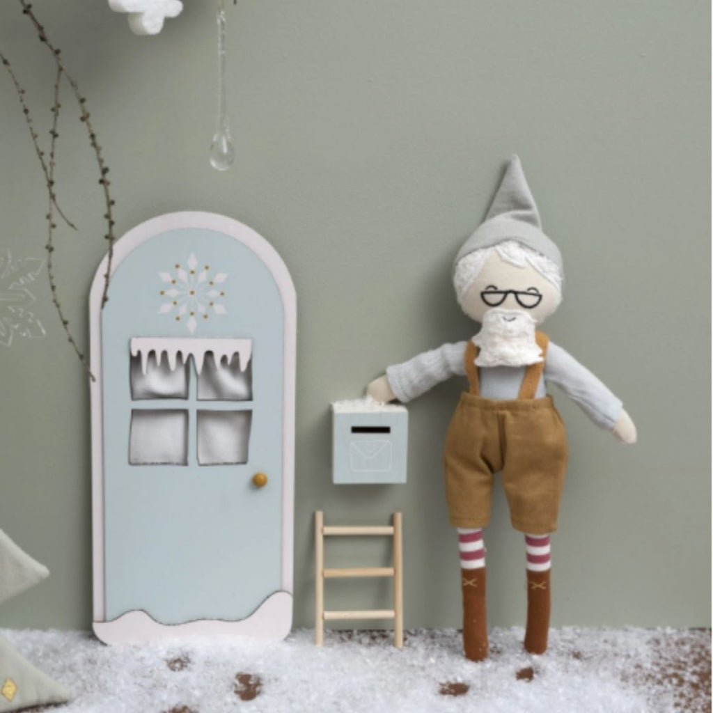 1.Fabelab Elf Door - Foggy Blue Christmas At Acorn & Pip