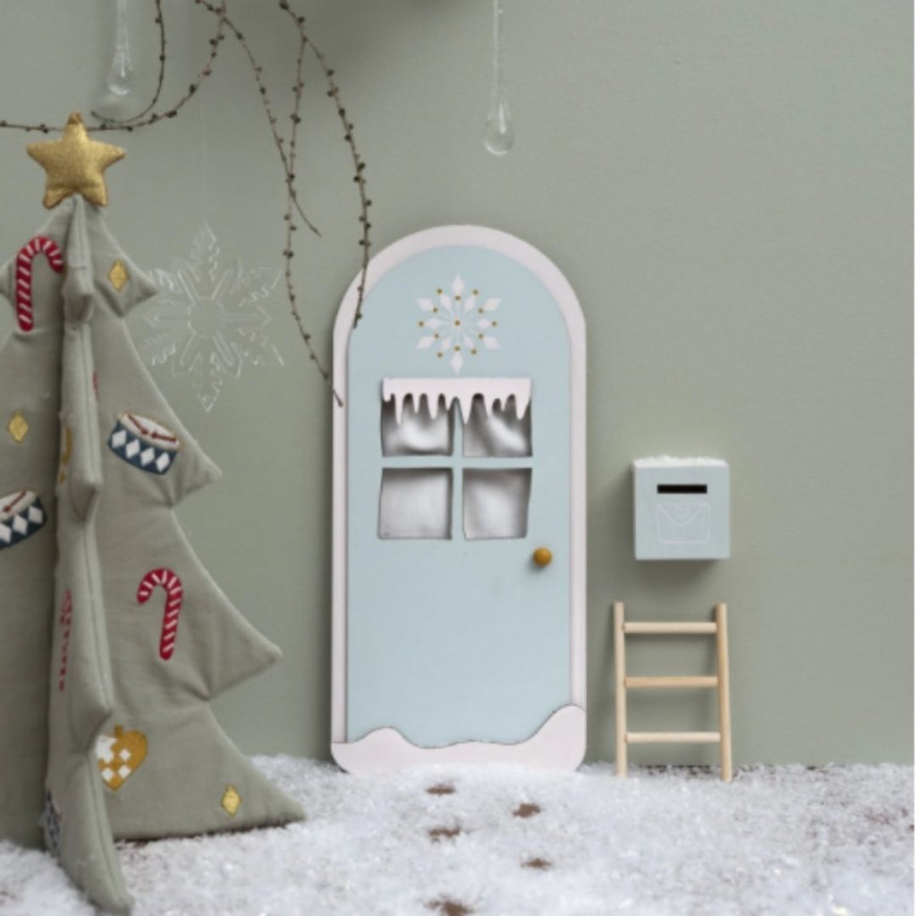 3.Fabelab Elf Door - Foggy Blue Christmas At Acorn & Pip