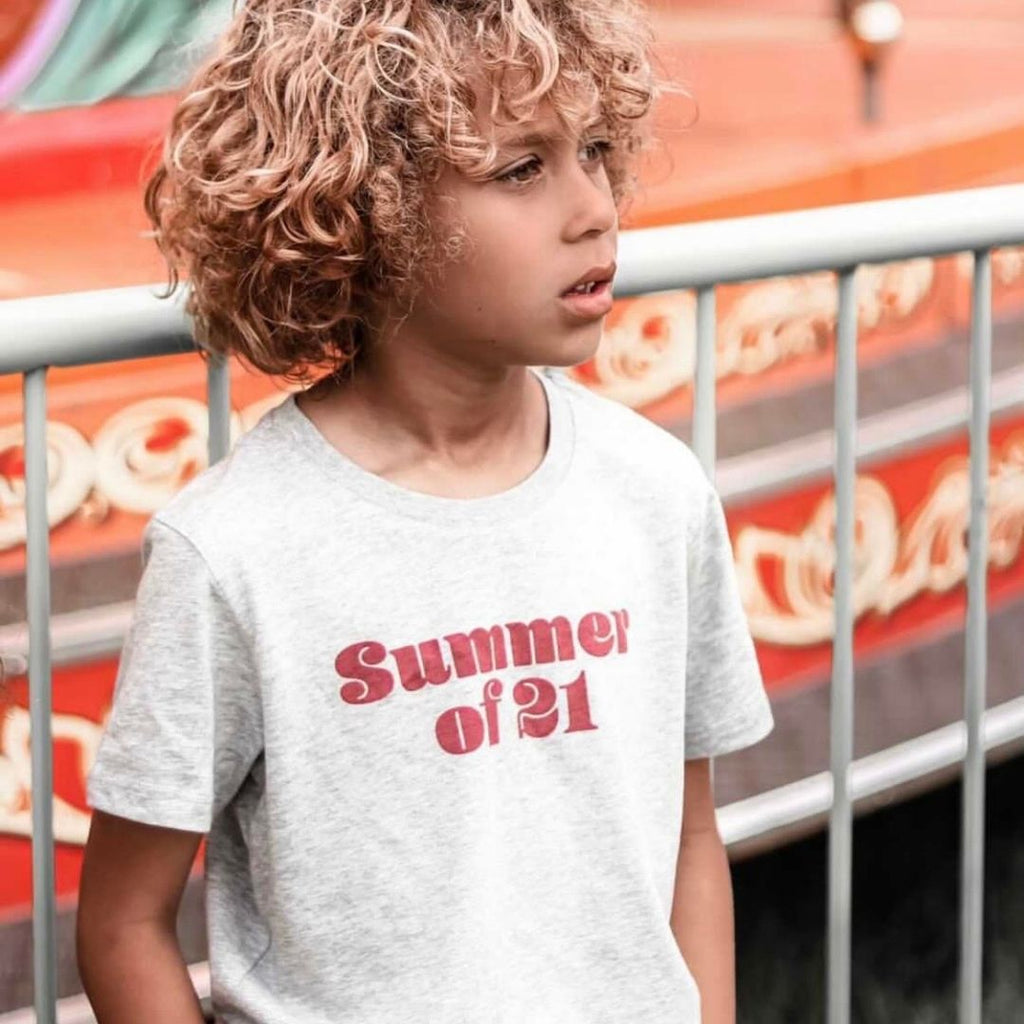 3.summer of 21 organic kids t-shirts acorn & pip