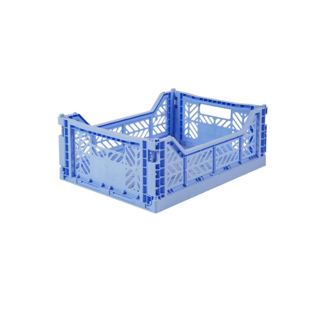 Aykasa - Medium Folding Storage Crate_ Baby Blue
