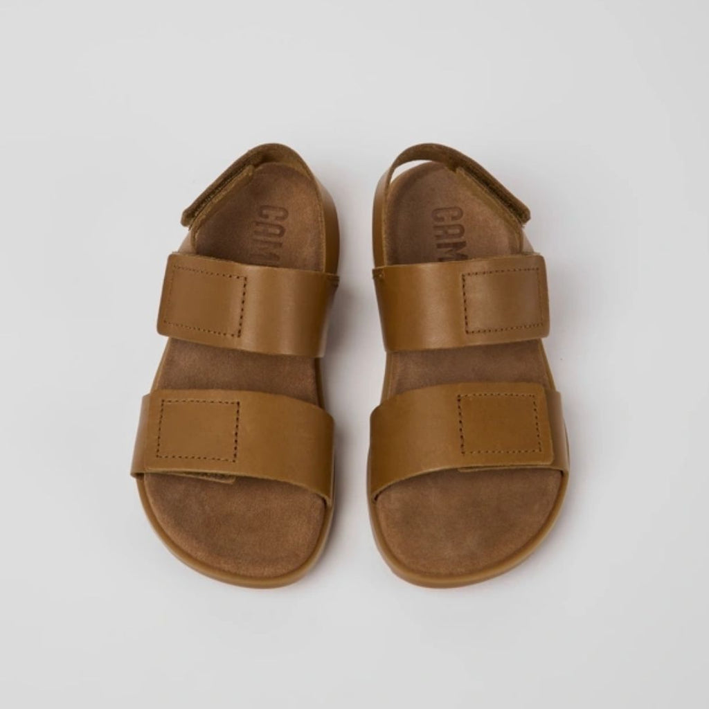 Camper Brutus Tan Leather Sandals - Shoes For Kids At Acorn & Pip