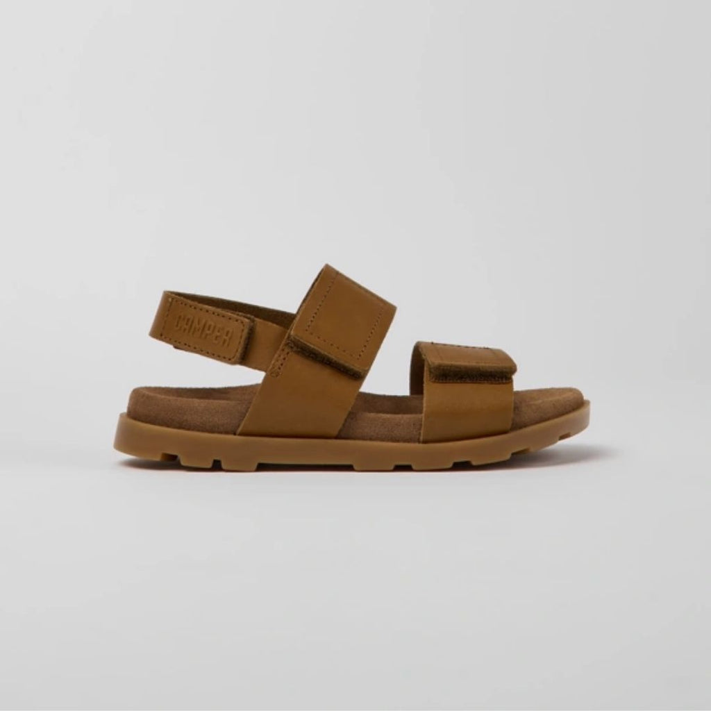 Camper Brutus Tan Leather Sandals - Shoes For Kids At Acorn & Pip