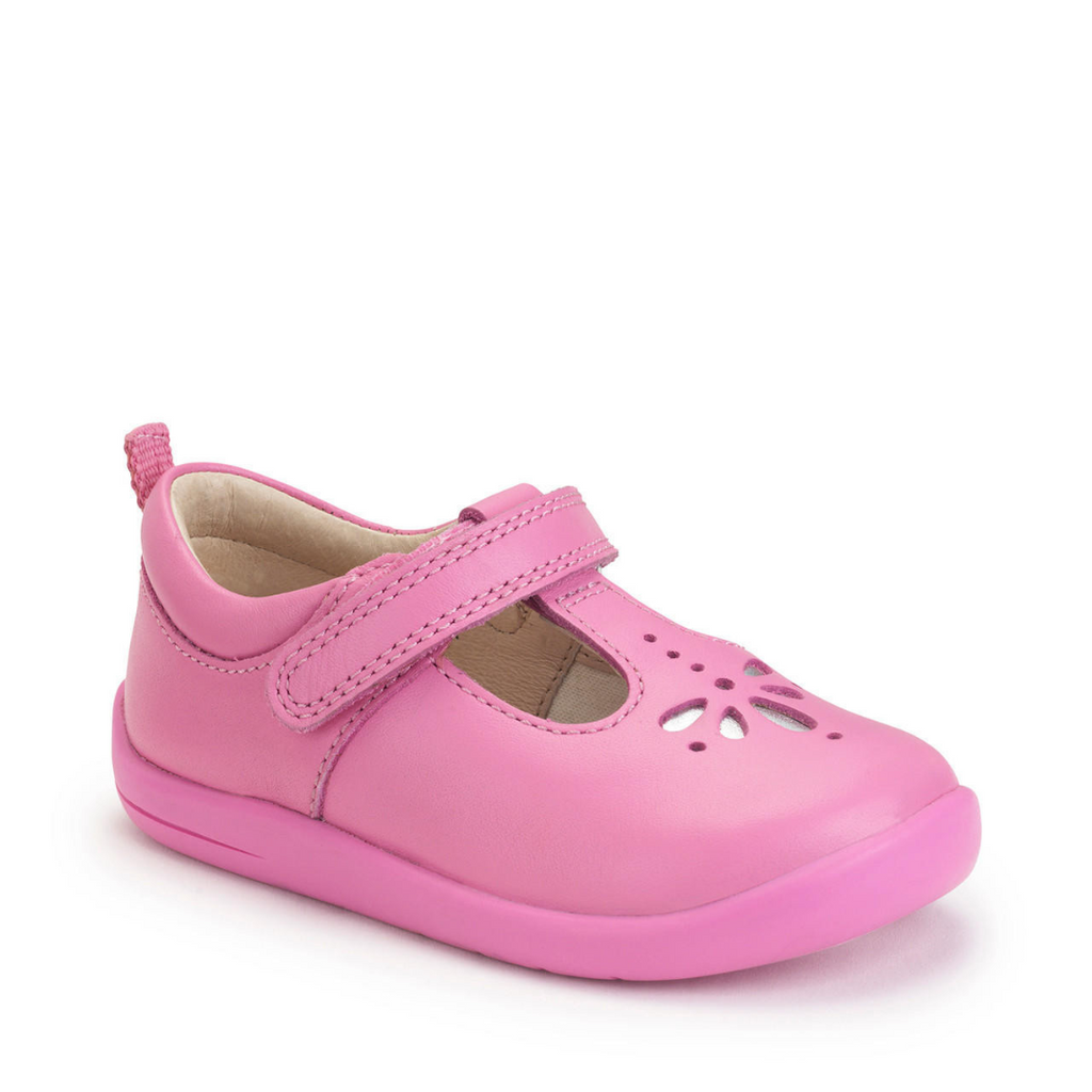 Startrite: Puzzle T-Bar Shoes - Rose Pink - SS23 Kids Shoes at Acorn & Pip