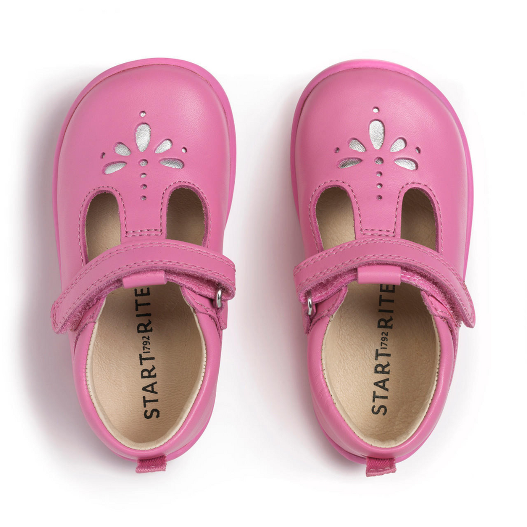 Startrite: Puzzle T-Bar Shoes - Rose Pink - SS23 Kids Shoes at Acorn & Pip