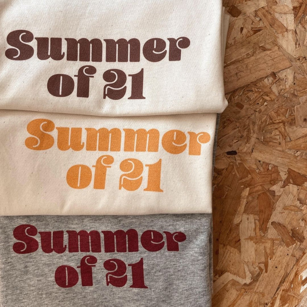Summer Of 21 - Organic Kids’ T-Shirt Acorn & Pip 1