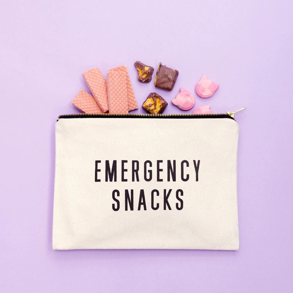 Alphabet Bags: Emergency Snacks - Canvas Pouch - Acorn & Pip_Alphabet Bags