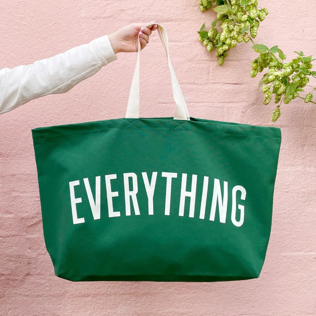 Alphabet Bags: Everything - Forest Green REALLY Big Bag - Acorn & Pip_Alphabet Bags