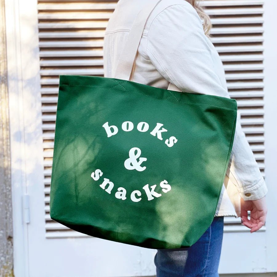 Alphabet Bags: Green Books & Snacks Bag - Acorn & Pip_Alphabet Bags