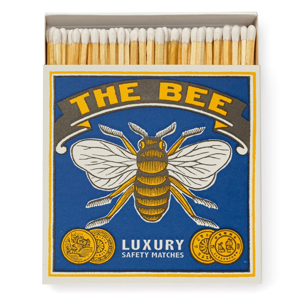 Archivist: Square Matchbox Matches - The Bee - Acorn & Pip_Archivist
