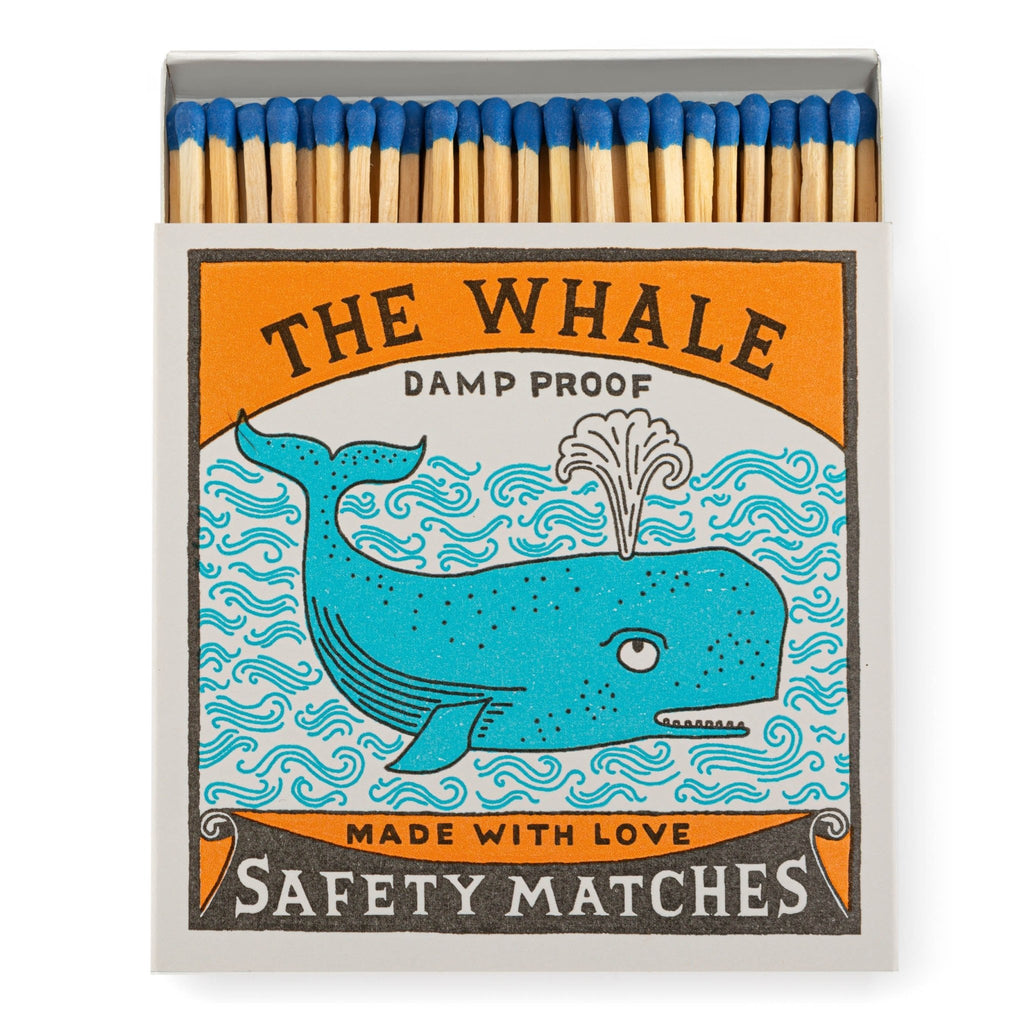Archivist: Square Matchbox Matches - The Whale - Acorn & Pip_Archivist