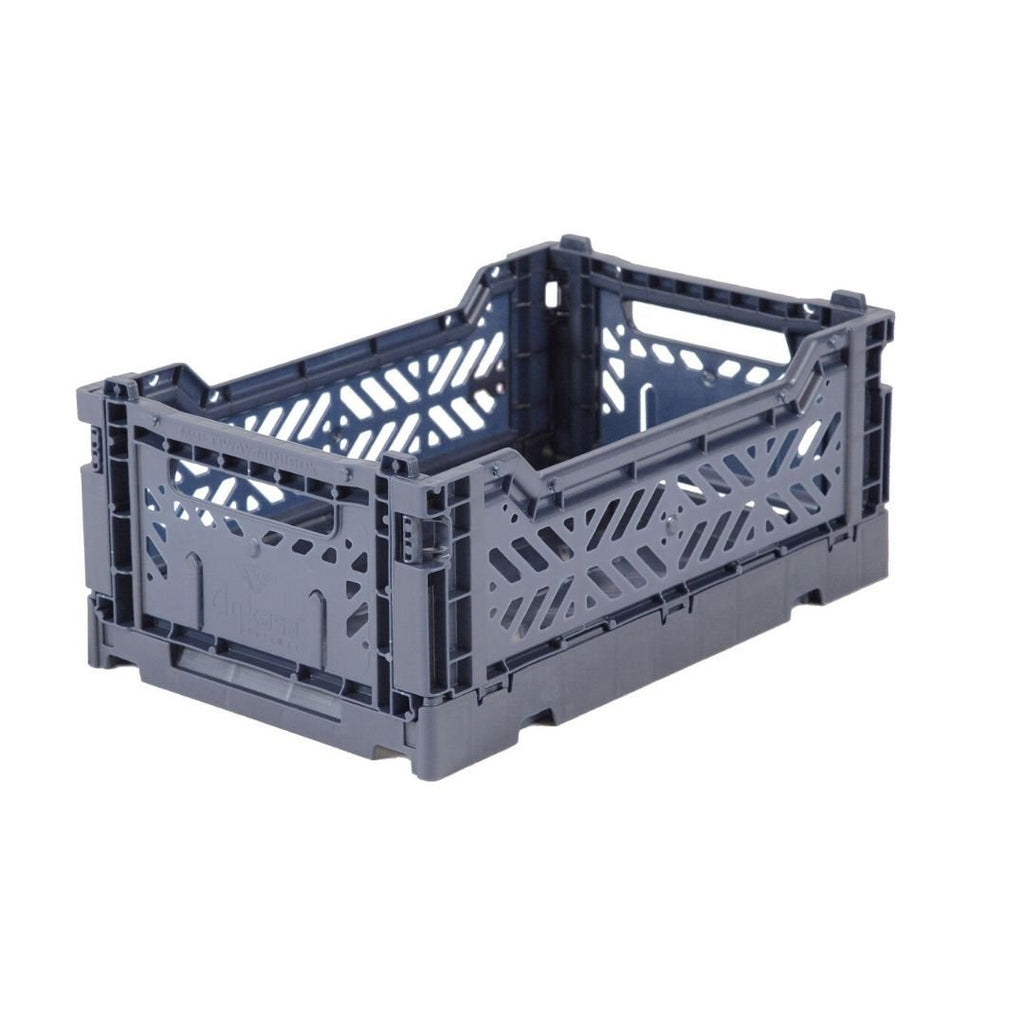 Aykasa - Small Folding Storage Crate: Cobalt Blue - Acorn & Pip_Aykasa