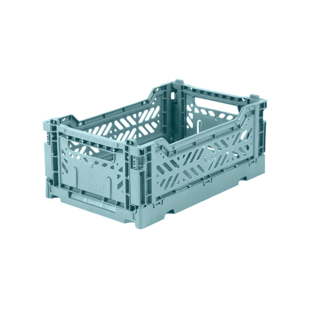 Aykasa - Small Folding Storage Crate: Teal - Acorn & Pip_Aykasa