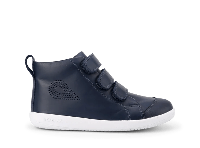 Bobux: Hi-Court Double Velcro Sneaker - Navy Blue (Kid Plus) - Acorn & Pip_Bobux