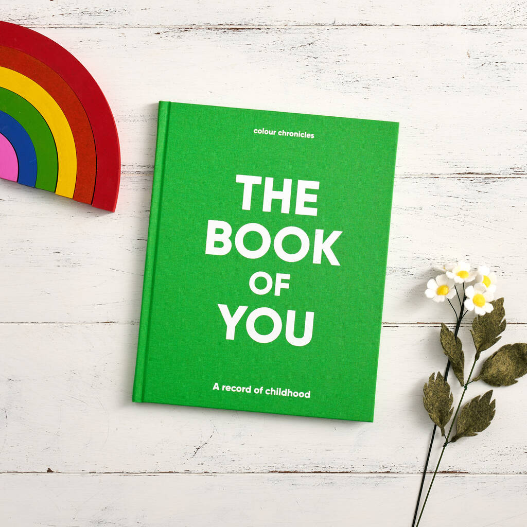 Colour Chronicles: The Book of You: A record of childhood - Green - Acorn & Pip_Colour Chronicles