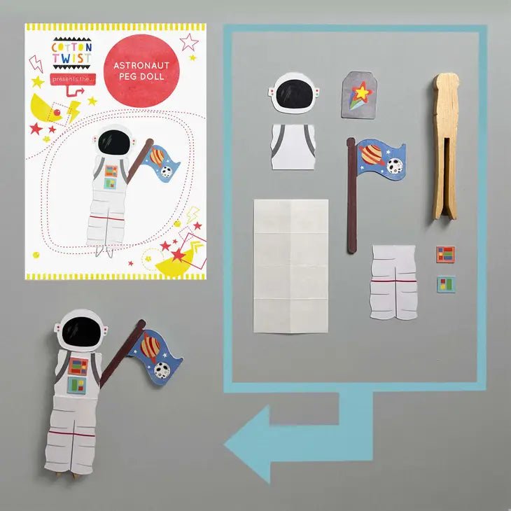 Cotton Twist: DIY Astronaut Peg Doll Craft Kit - Acorn & Pip_Cotton Twist