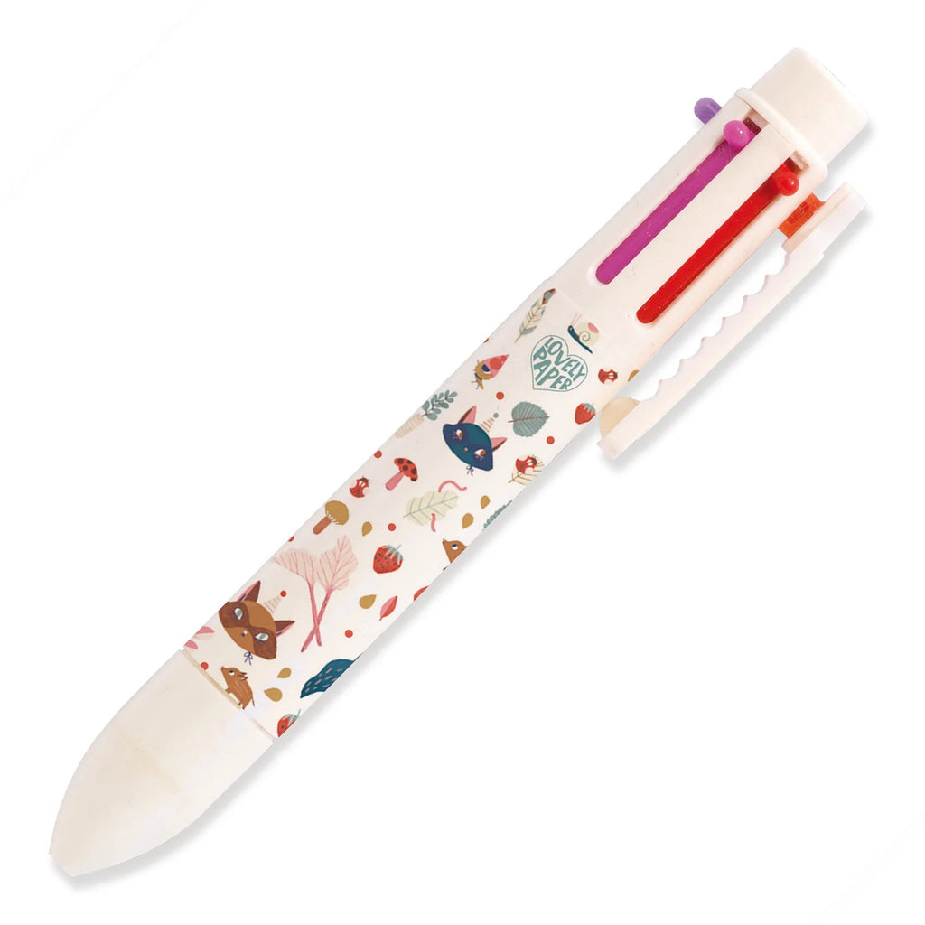 Djeco: Lucille Rainbow Pen (6 Colours) - Acorn & Pip_Djeco