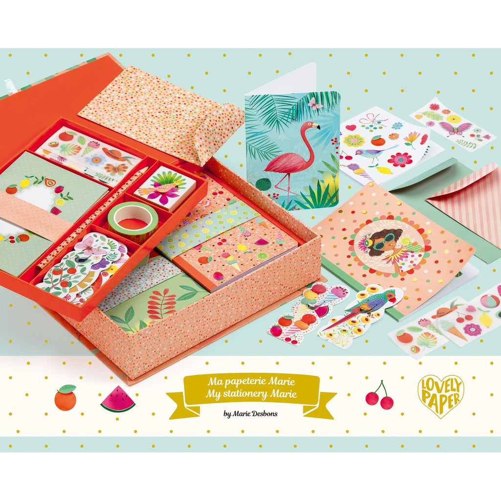 Djeco: Marie Writing Box Set for Kids - Acorn & Pip_Djeco