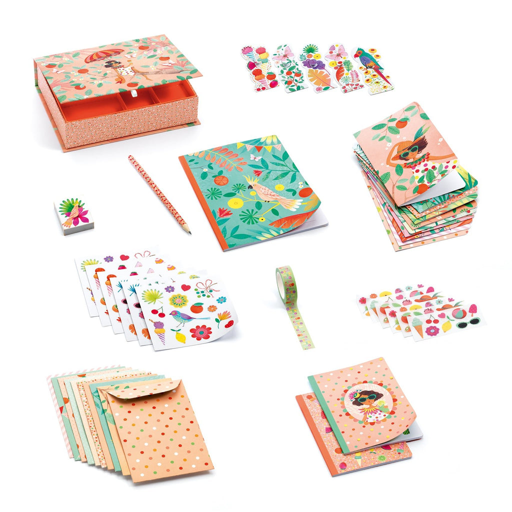 Djeco: Marie Writing Box Set for Kids - Acorn & Pip_Djeco